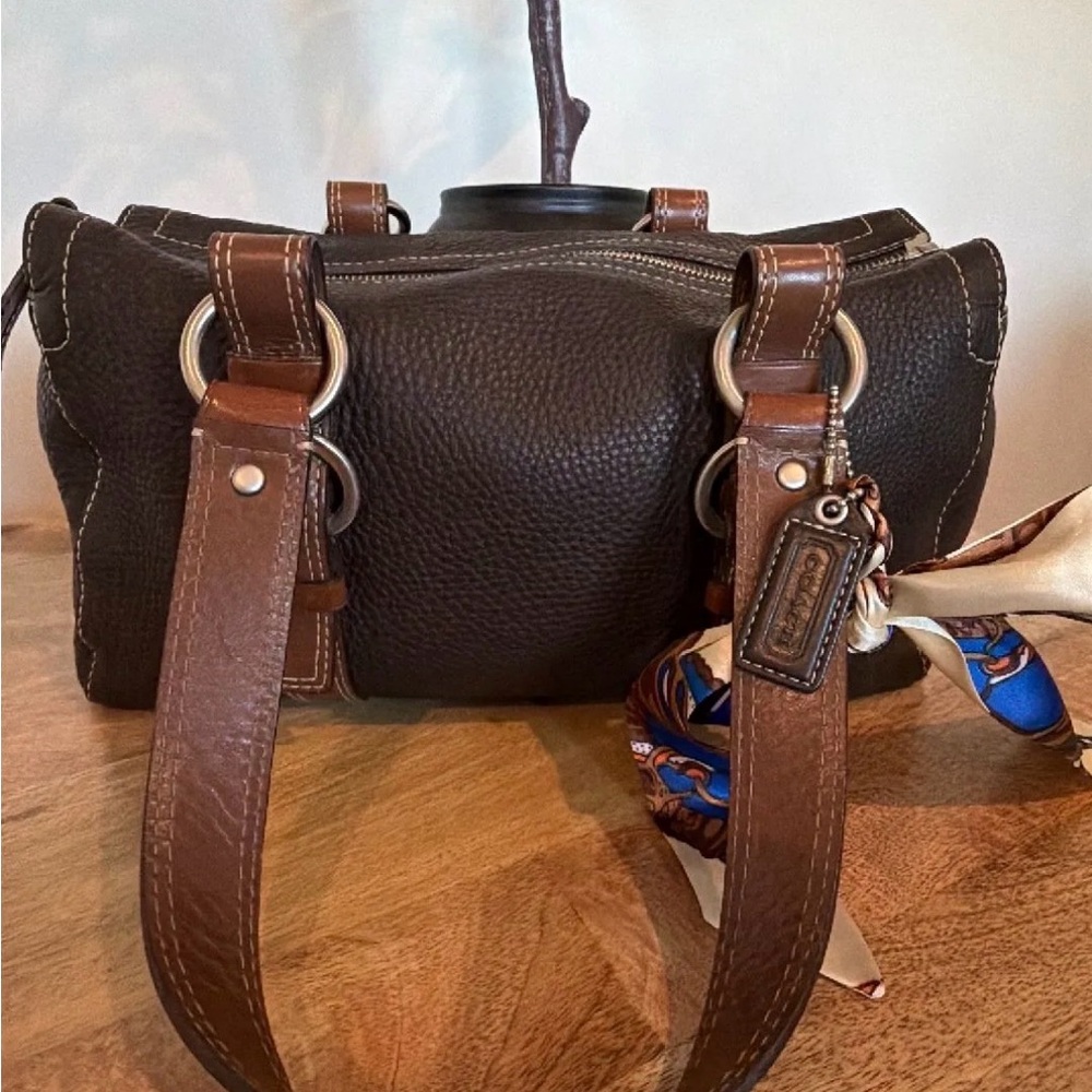 Coach Vintage Brown Leather Satchel - Picture 3 of 6